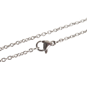 Łańcuszek ze Stali Chirurgicznej 304 z Zapięciem do zawieszek 44cm