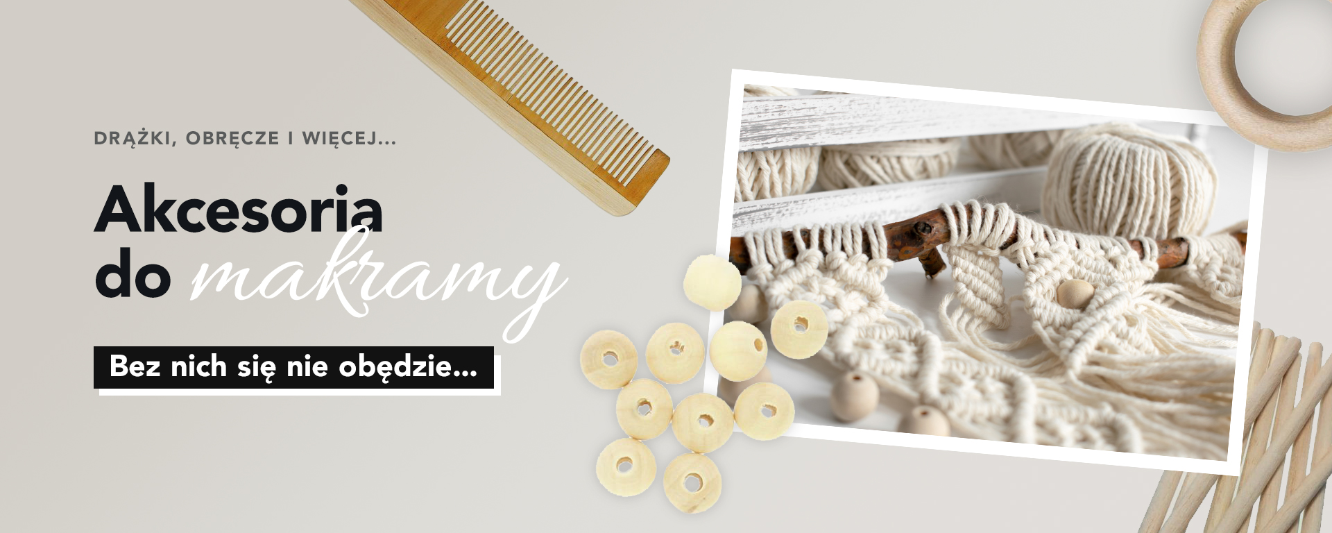 Akcesoria do makramy