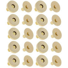 Zapięcie magnetyczne magnes złoty 14x14mm