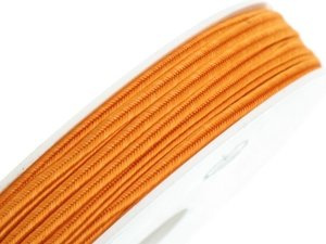 7353 Sznurek Sutasz Pega Pomarańczowy 3mm 10m 100% Wiskoza