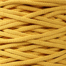 Mia Mote™ Huge Line Sznurek bawełniany pleciony do makramy 9mm Orpiment on dolomite