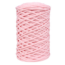 Mia Mote™ ByBag Line Sznurek Poliestrowy matowy płaski bez rdzenia jasny różowy 3mm