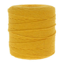Sznurek bawełniany skręcany do makramy ecconomic żółty 2mm ~290m