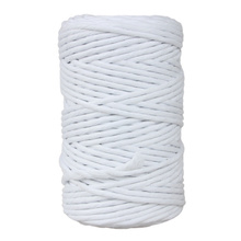 Mia Mote™ Classic Line Sznurek bawełniany skręcany do makramy 5mm chalk