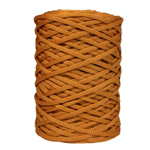 Mia Mote™ ByBag Line Sznurek Poliestrowy płaski bez rdzenia miodowy ciemny 5mm