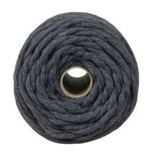 Mia Mote™ Lavish Line Sznurek bawełniany skręcany do makramy smoky quartz 5mm