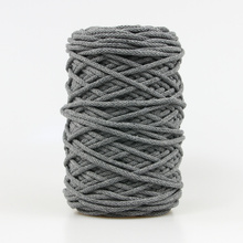 Mia Mote™ Thinny Line sznurek bawełniany 3mm smoky quartz