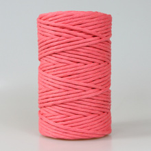 Mia Mote™ Classic Line Sznurek bawełniany skręcany do makramy 3mm Watermelon Crystal