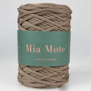 Mia Mote™ ByBag Line Sznurek Poliestrowy płaski bez rdzenia beżowy 5mm