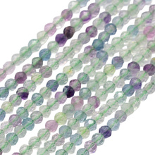 Fluoryt naturalny - kamień klarowności, harmonii i koncentracji - kula fasetowana 2mm