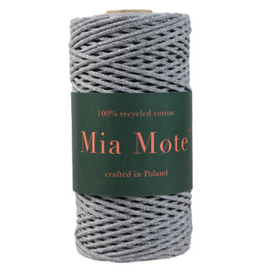 Mia Mote™ Petit Line Sznurek pleciony bawełniany 2mm Striped Flint