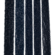 Koraliki Fasetowane Kryształki Szklane Rondelle Morski Granatowy 2.7x1.5mm