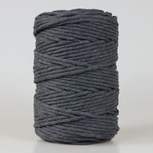 Mia Mote™ Lavish Line Sznurek bawełniany skręcany do makramy smoky quartz 5mm