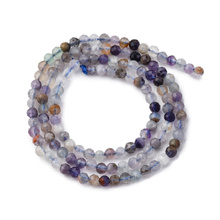 Fluoryt naturalny - kamień klarowności, harmonii i koncentracji - kula fasetowana 3mm