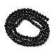 Turmalin Czarny - kamień ochrony i stabilizacji - Kula Fasetowany Koraliki 4mm