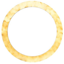 Łapacz snów drewniany sklejka obręcz okrąg koło do łapacza snów brązowy 14cm 2szt