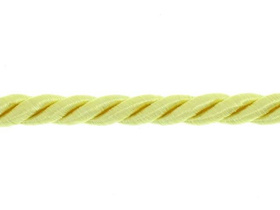 Sznur sznurek ozdobny dekoracyjny skręcany wiskozowy kremowy 8mm