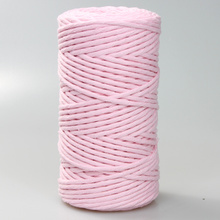 Mia Mote™ Classic Line Sznurek bawełniany skręcany do makramy 3mm morganite