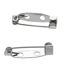 Zapięcie Baza Broszki Kolor Srebrny Oksydowany 20x5mm