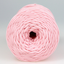Mia Mote™ ByBag Line Sznurek Poliestrowy matowy płaski bez rdzenia jasny różowy 3mm