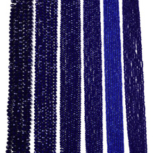 Koraliki Fasetowane Kryształki Szklane Rondelle Kobaltowy 2.7x1.5mm