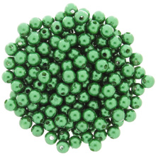 Perełki Koraliki Akrylowe zielony 6mm