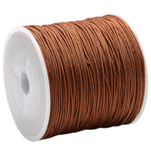 Sznurek Nylonowy 0.4mm do bransoletek kamieni Topliwy Karmelowy Beżowy