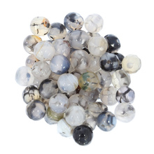 Agat Smoczy Gray Kamień Jubilerski Fasetowany kula 6mm