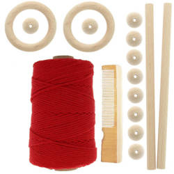 Zestaw do makramy dla początkujących 5mm z akcesoriami