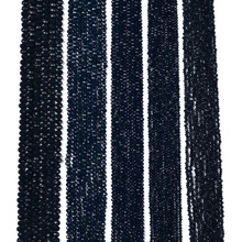 Koraliki Fasetowane Kryształki Szklane Rondelle Granatowy klasyczny 3.8x3mm