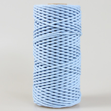 Mia Mote™ Petit Line Sznurek pleciony bawełniany 2mm Atlantis Crystal