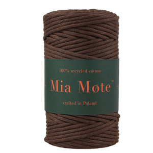 Mia Mote™ Classic Line Sznurek bawełniany skręcany do makramy 3mm Andalusite