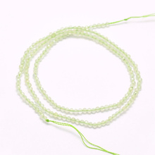 Prehnit zielony naturalny - kamień intuicji, uzdrowienia i spokoju - kula fasetowana 2mm