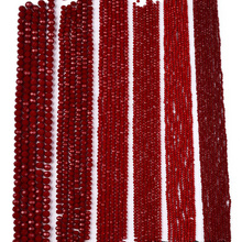 Koraliki Fasetowane Kryształki Szklane Rondelle Bordowy 2.7x1.5mm