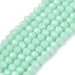 Koraliki Fasetowane Kryształki Szklane Rondelle Miętowy 2.7x1.5mm