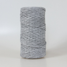 Sznurek bawełniany skręcany do makramy Lavish Striped Flint 3mm