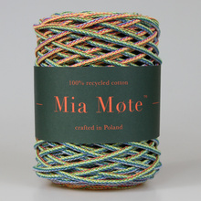 Mia Mote™ Thinny Line sznurek bawełniany 3mm miraże ombre strip