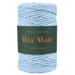 Mia Mote™ Classic Line Sznurek bawełniany skręcany do makramy 5mm atlantis crystal