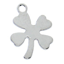 Zawieszka Stal Chirurgiczna Koniczynka 13,5x10mm 10szt