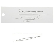 Igła Do nawlekania Koralików z Dużym Oczkiem 57mm 1szt