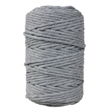 Mia Mote™ Lavish Line Sznurek bawełniany skręcany do makramy striped flint 5mm