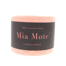 Mia Mote™ Green Cotton MOTE peach moonstone 3-nitki