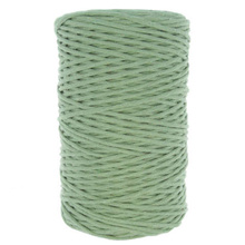 Mia Mote™ Classic Line Sznurek bawełniany skręcany do makramy 2mm green jasper