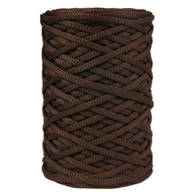 Mia Mote™ ByBag Line Sznurek Poliestrowy płaski bez rdzenia ciemny brązowy czekolada 5mm