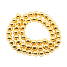 Hematyt złoty non-magnetic - kamień stabilizacji, energii i elegancji - kula 3mm