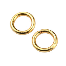 Kółka Kółeczka Ogniwka Otwarte Stal Chirurgiczna złote 18K 4x0.7mm