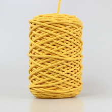 Mia Mote™ Thinny Line sznurek bawełniany 3mm orpiment on dolomite