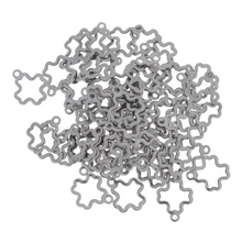 Zawieszka Stal Chirurgiczna Koniczynka 12x10x0.6mm 10szt