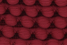 Taśma dekoracyjna z pomponami wypustkami bordowy 15mm