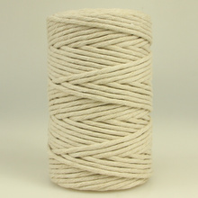 Sznurek bawełniany skręcany do makramy eco moonstone 5mm